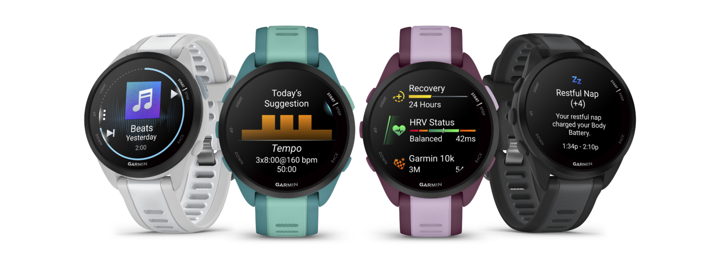 Garmin announces Forerunner 165 Series running smartwatches