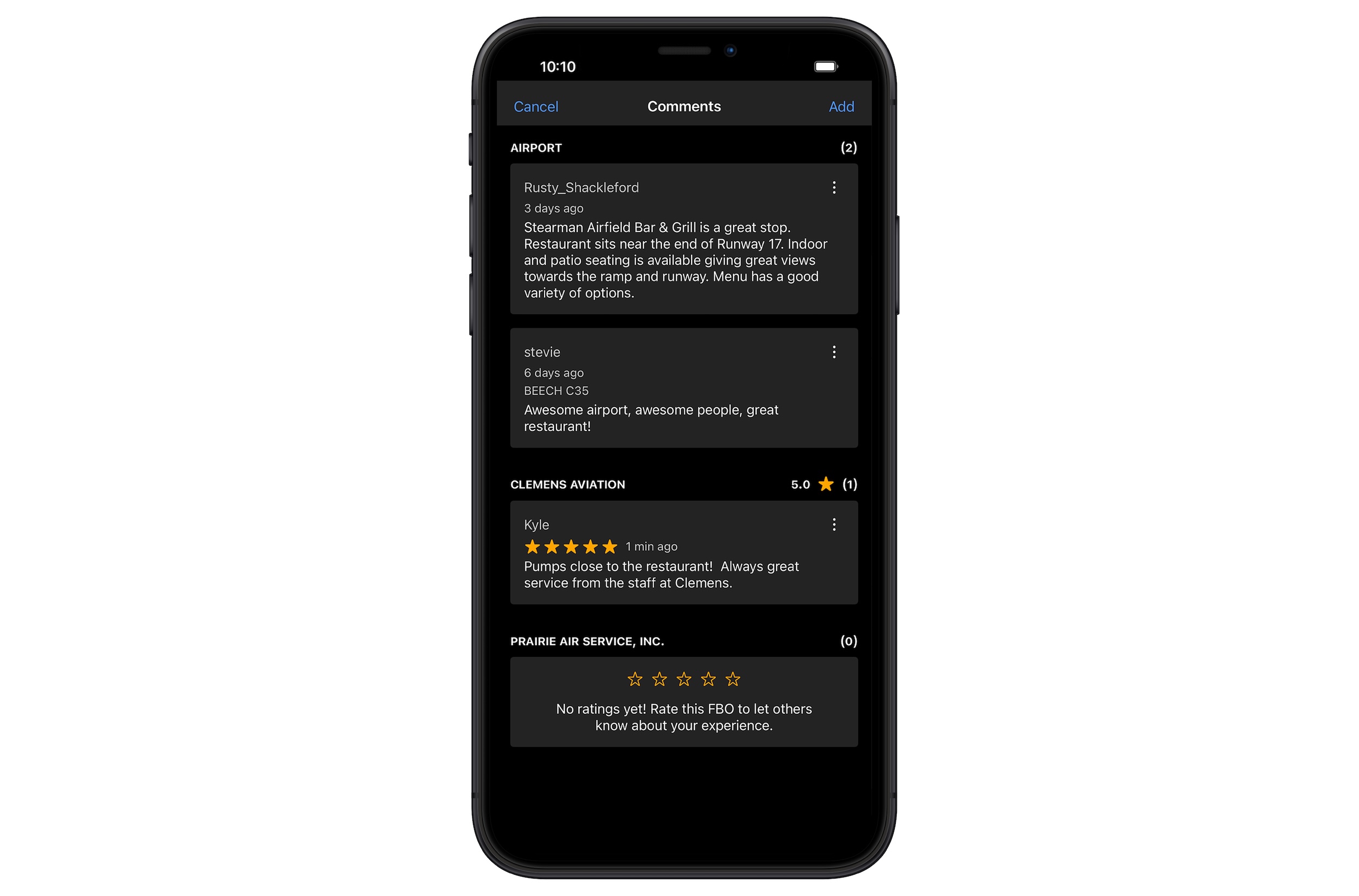 Garmin adds Airport and FBO Comments feature to Garmin Pilot and ...